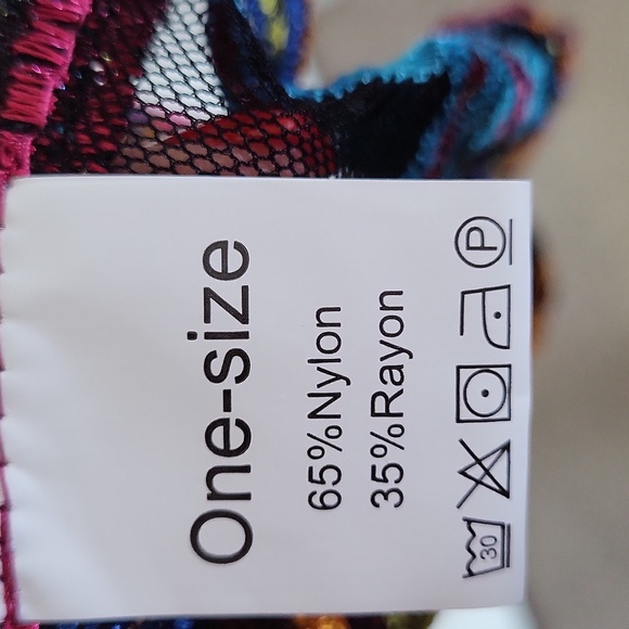 Colorful Embroidered Sheer Kimono - Picture 6 of 7